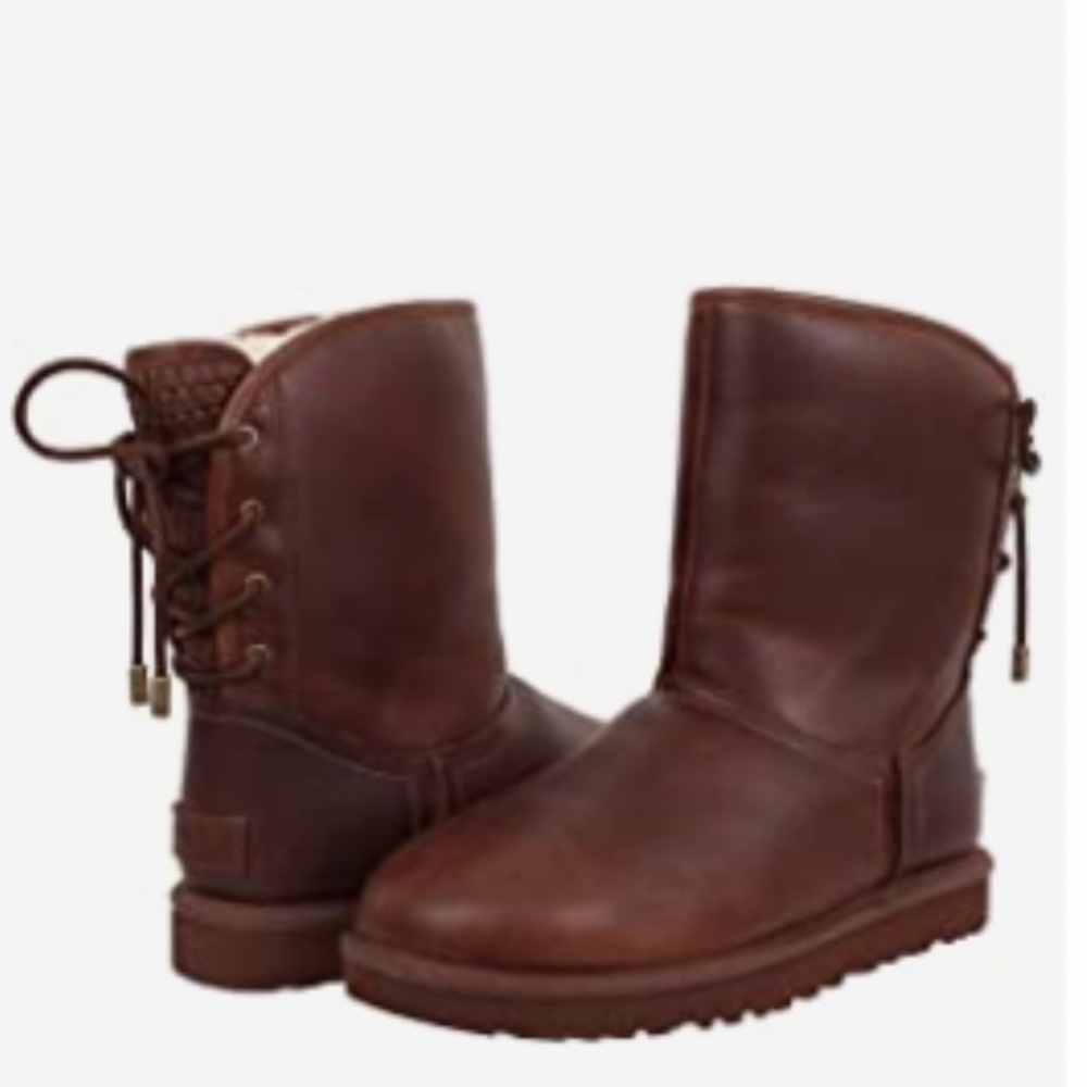 UGG Mariana Chestnut Leather New Without Box